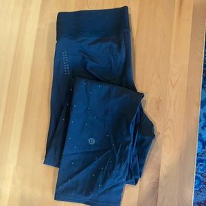 Soul cycle x lululemon Capri spandex legging